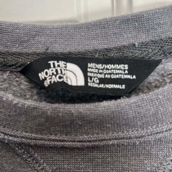 The North Face Gray Men's Sweatshirt size large never stop exploring - Picture 3 of 7